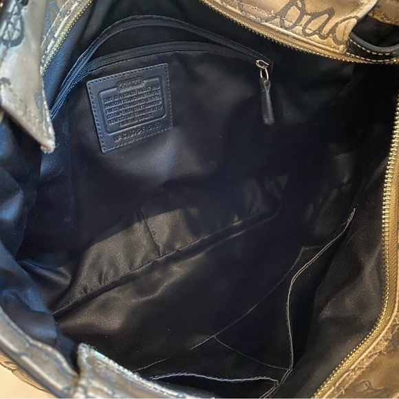 Iconic & Timeless Coach Large Purse / Tote with Classic Stagecoach print - Picture 10 of 11